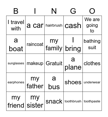 Voyage 1 Bingo Card