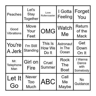 Atlantic Street Center Vibe Bingo Card