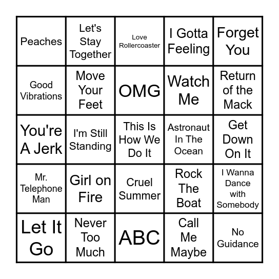 Atlantic Street Center Vibe Bingo Card