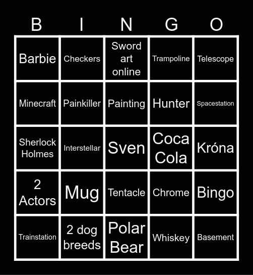 Infinicraft Bingo Card