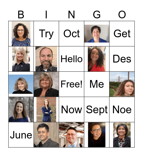 Test Bingo Card