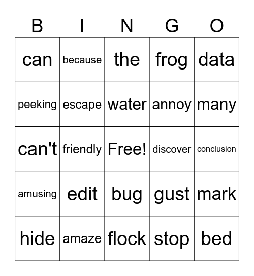 SK Lunch Bunch Week 3 Bingo Card