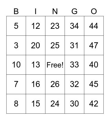 Lab Week 2024 Bingo Card