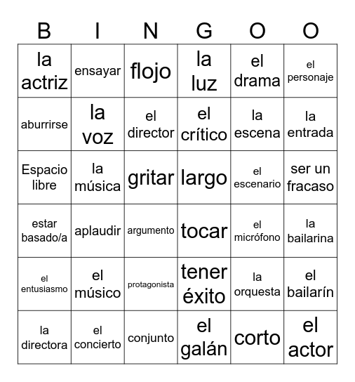 ¿Cómo te expresas? Bingo Card