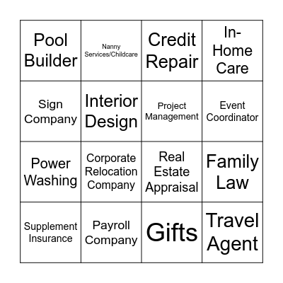 VISITOR LOTERIA Bingo Card