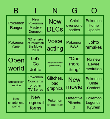 Oh god no please no Bingo Card