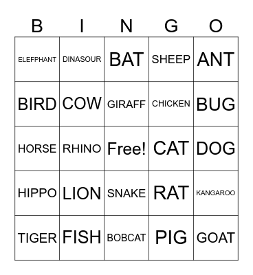 TEST HLC Bingo Card