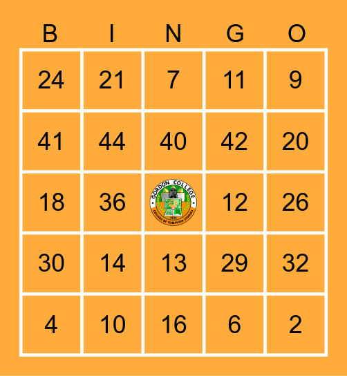 Bingo Bring-ME Bingo Card