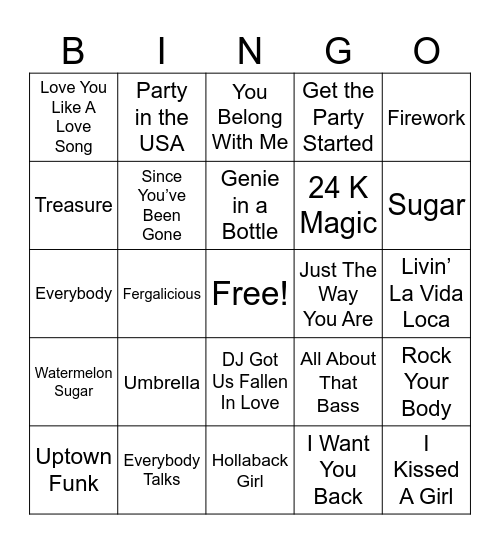 $$$—-2—-$$$ Bingo Card