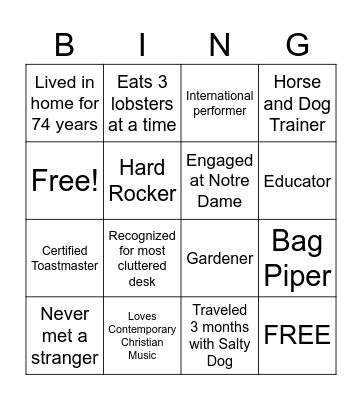 ECPC Bingo Card