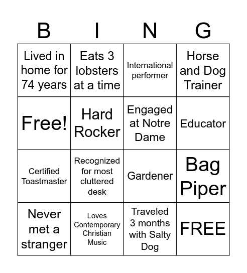 ECPC Bingo Card