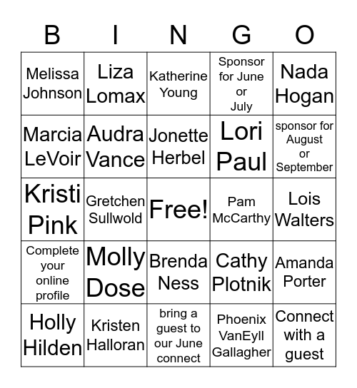 Shakopee "May" Bingo Card