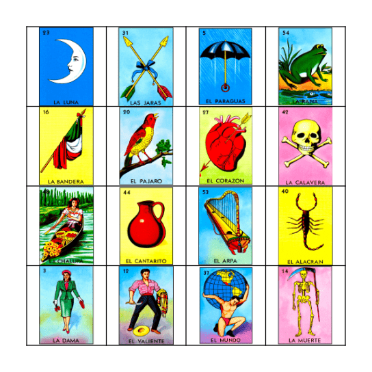 LOTERIA Bingo Card