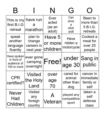 Balm In Gilead Bingo - Send Judah! Bingo Card