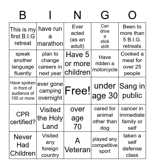 Balm In Gilead Bingo - Send Judah! Bingo Card