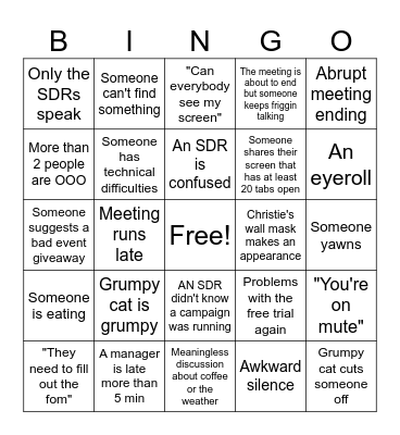 Litty Bingo Card