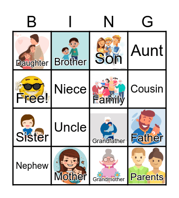Family bingo Card