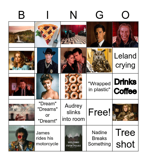 Twin Peaks Day Bingo! Bingo Card