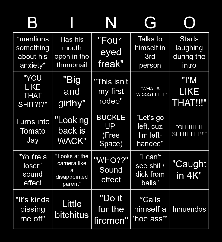 KUBZ SCOUTS Bingo Card