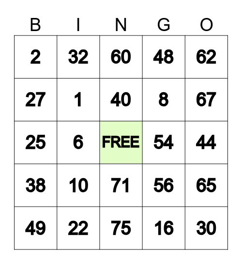 LILAY Bingo Card