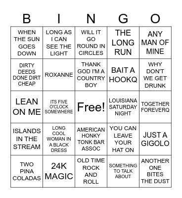 4 BEEFS COVER ALL Bingo Card