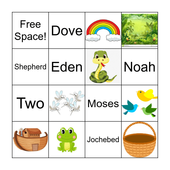 Bible Bingo! Bingo Card