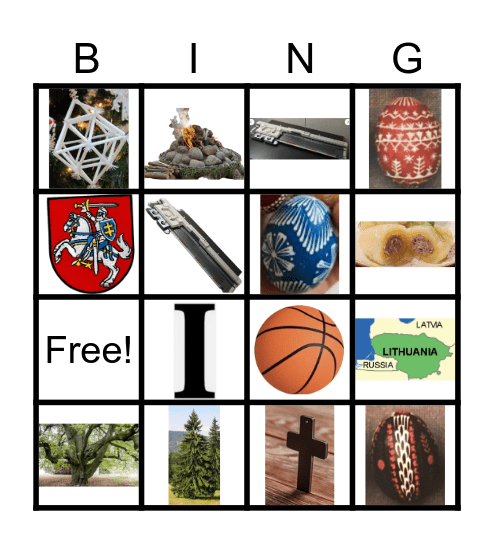 Lithuania Bingo Card