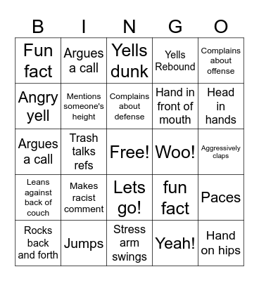 Watkins Bingo 3 Bingo Card