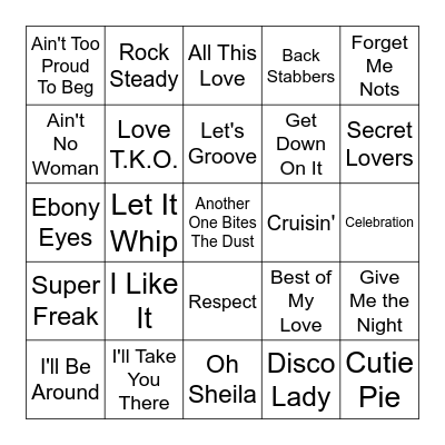 VIBE BINGO LEGENDS ROUND 1 Bingo Card