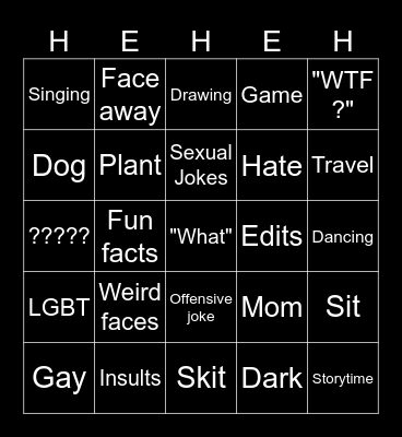 RANDOM BINGO Card