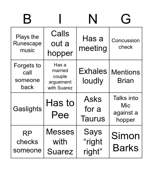 Nekoda Bingo Card