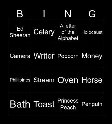 Infinite Craft Bingo Card