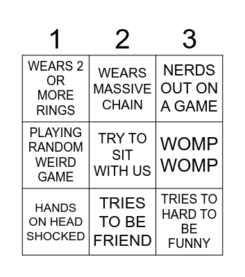 Michael bingo Card