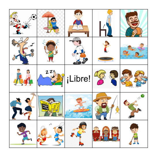Las Acciones Bingo Card