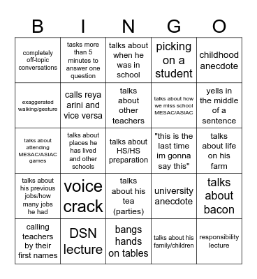 mr nickel bingo - p.4 Bingo Card