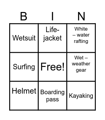 Unit 5.6 - Alana goes to New Zealand Bingo Card