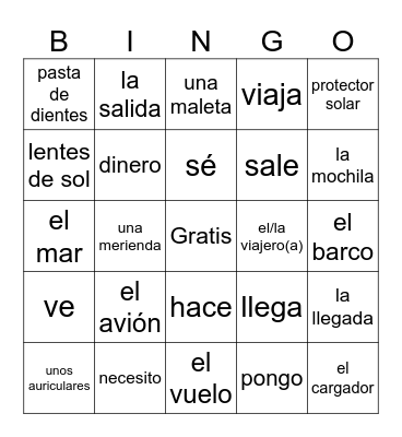 Sp1B Vacaciones: 2024 Bingo Card