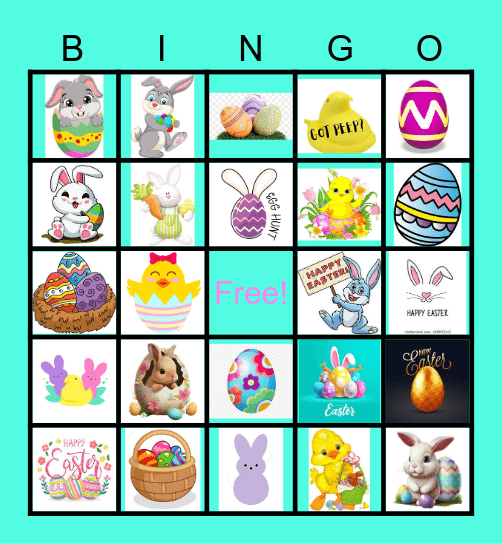 EASTER Bingo Card