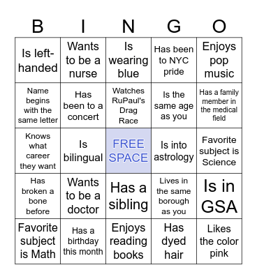Icebreaker Bingo: Find Someone Who Bingo Card