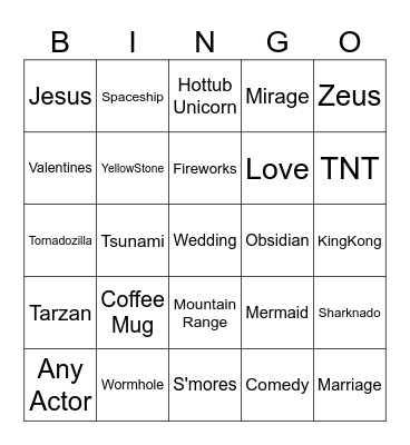 Infinite Craft Bingo Card