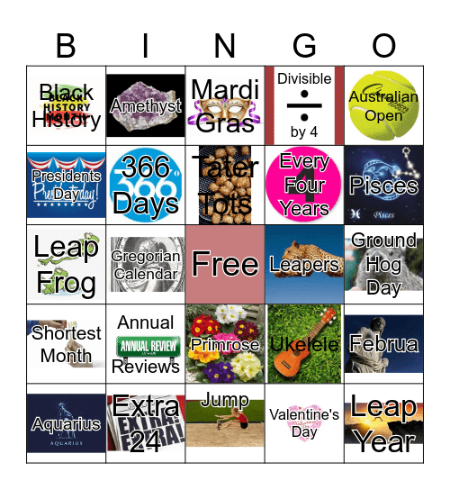 UCare - Leap Year Bingo! Bingo Card