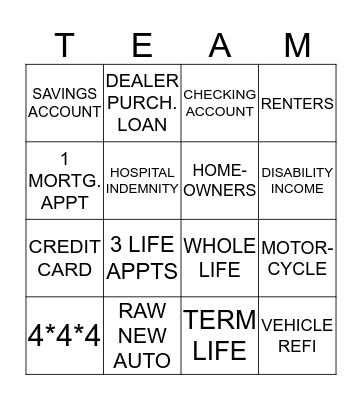 STATE FARM BINGO! Bingo Card