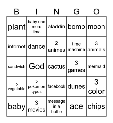 eme Bingo Card
