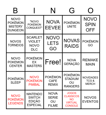 POKÉMON DAY 2024 BINGO Card