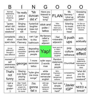 Marine science bingooo Bingo Card