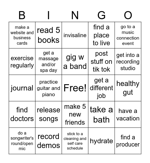 2024 Bingo Card