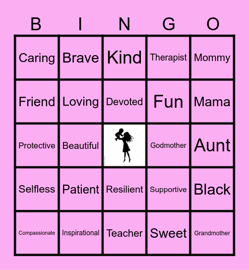 Happy Mothers Day 2024 Bingo Card