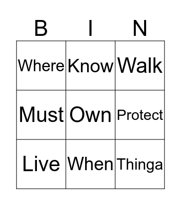 lawaUntitled Bingo Card