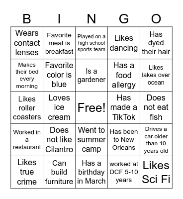 CQI/OMPA Bingo2 Bingo Card