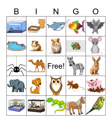 (unusual) PETS More1_U9 Bingo Card